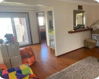 The Entrance — original kitchen pass-through